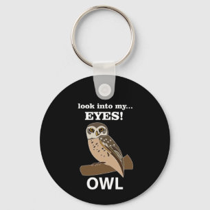 Porte-clés Hibou Regarde Dans Mes Yeux Hibou