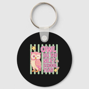 Porte-clés Hibou vous voit l'année scolaire prochaine Drôle