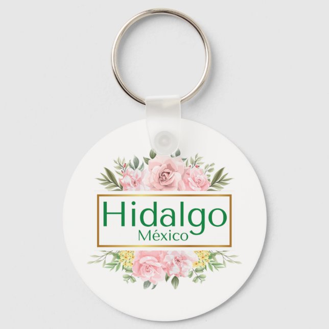 Porte-clés Hidalgo Mexique Voyage Destination Bridesmaid (Recto)