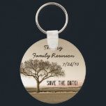 Porte-clés High Country Save the Date<br><div class="desc">Make sure everyone gets the word about your next family reunion or other event! Beautiful lone tree symbolizes the beauty of family against the world.</div>