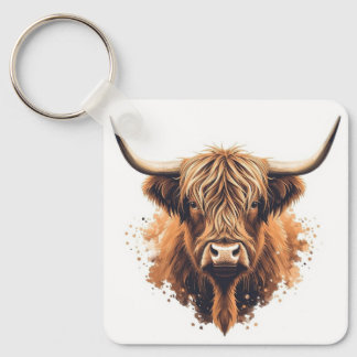 Porte-clés Highland Coo Keyring