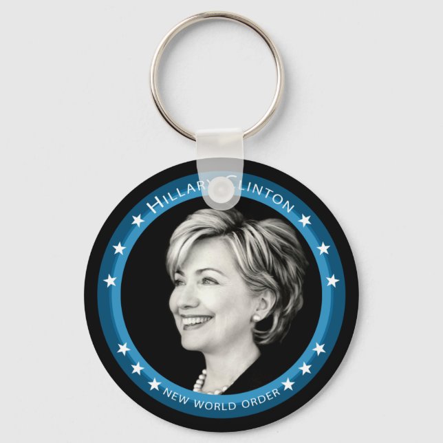 Porte-clés hillary clinton 08. pittoresque. (Recto)