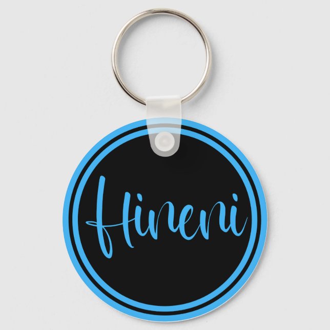 Porte-clés Hineni - Je suis ici (Recto)