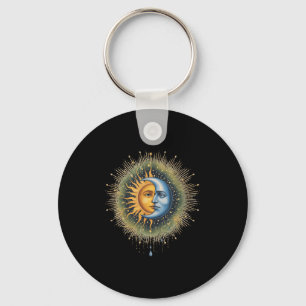Porte-clés Hipe mystique du Boho céleste du Soleil et de la L