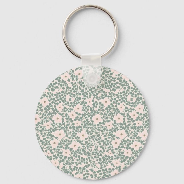 Porte-clés Hippie Boho Floral (Recto)