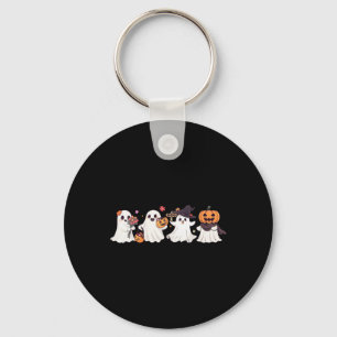 Porte-clés Hippie Halloween Mignon Fantôme Boo Saison Sombre