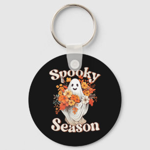 Porte-clés Hippie rétro Halloween mignonne Feu Saison Éffraya