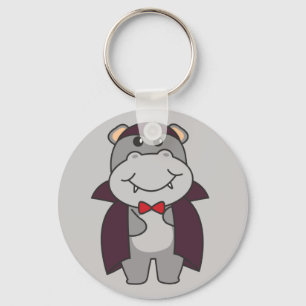 Porte-clés Hippo Halloween Cute Devil Vampire costume Keychai