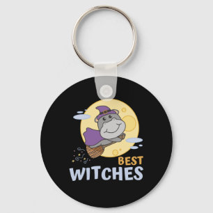 Porte-clés Hippo Halloween sorcières enfants sorcières meille