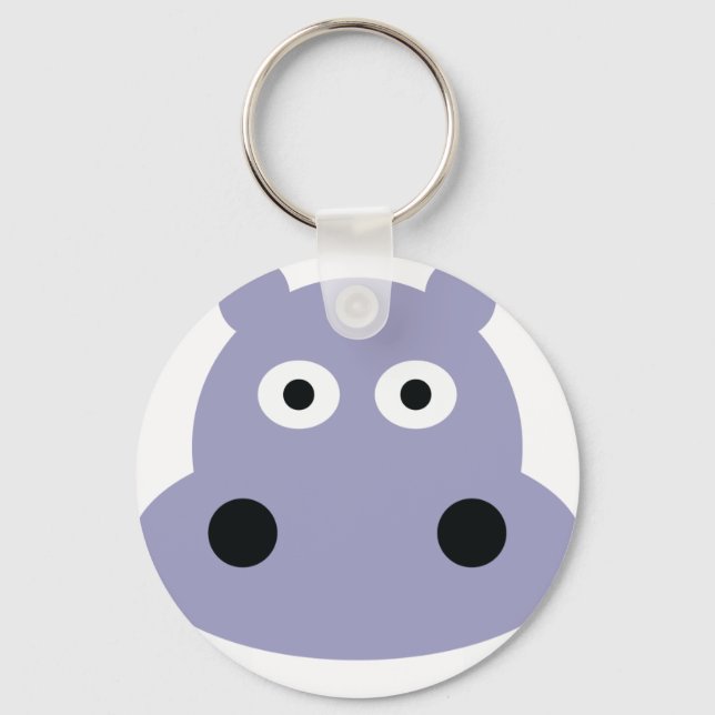 Porte-clés hippo head (Recto)