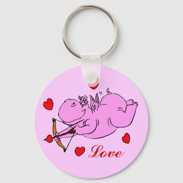 Porte-clés Hippo Love Porte - clé (Recto)
