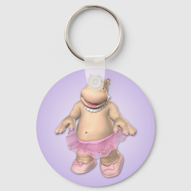 Porte-clés Hippo Tutu  Keychain (Recto)