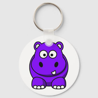 Porte-clés Hippo violet