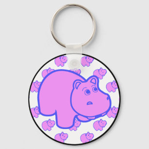 Porte-clés Hippo violet