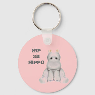 Porte-clés hippopotame de la hanche 2 B