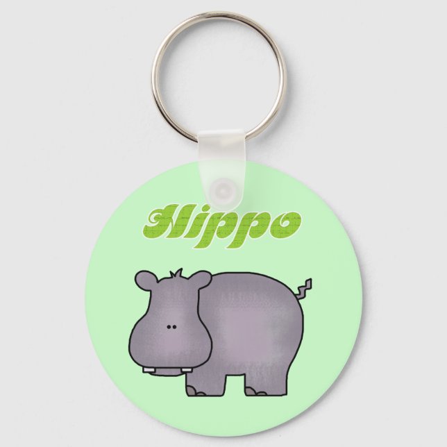 Porte-clés Hippopotamus Tshirts and Gifts (Recto)