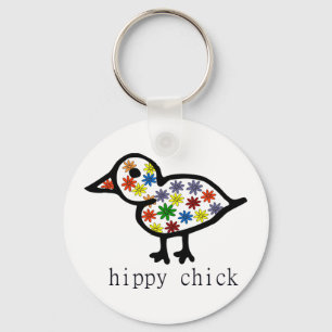 Porte-clés Hippy Chick