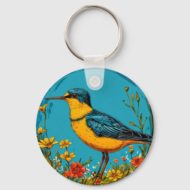 Porte-clés Hirondelle de rivage (Recto)