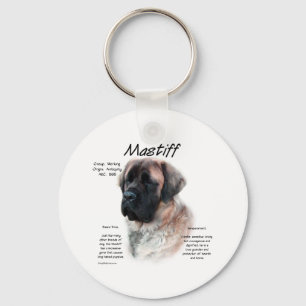 Porte-clés Histoire de l'Apricot Fluffy Mastiff