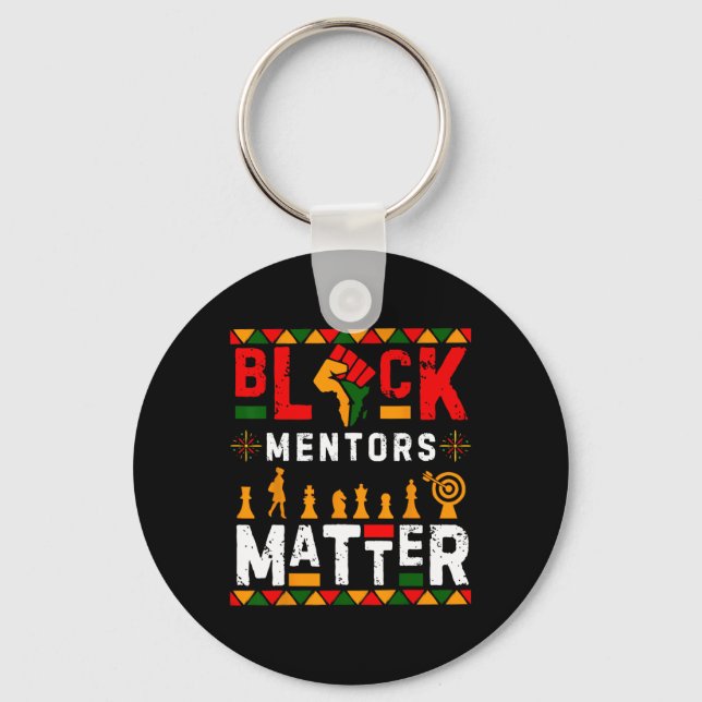 Porte-clés Histoire des Noirs Mois Mentors Problème Amérique  (Recto)