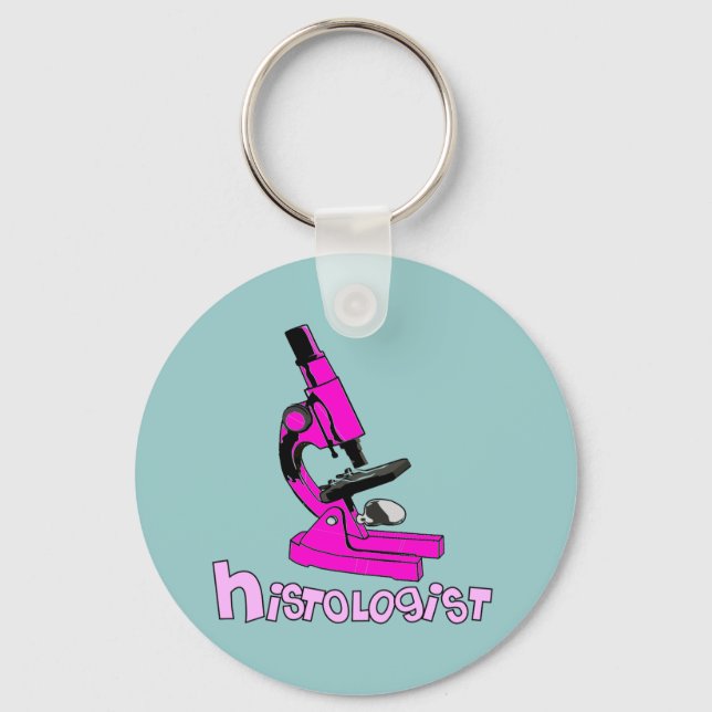 Porte-clés Histologist Gifts Microscope Design (Recto)