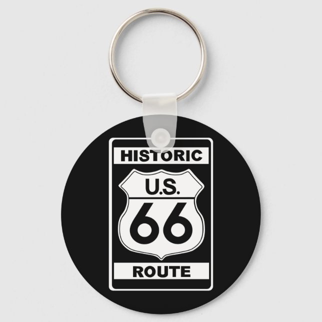 Porte-clés Historic Route 66 Keychain (Recto)