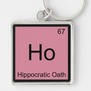 Porte-clés Ho - Hippocrate Oath Chimie Élément Symbole Tee