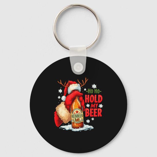 Porte-clés Ho Ho Tiens ma bière  (Recto)