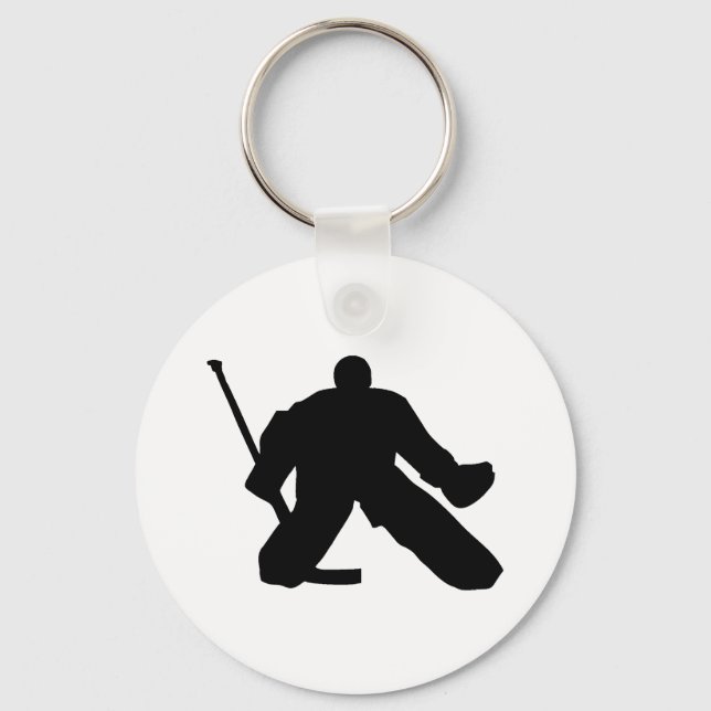 Porte-clés Hockey - Goalie (Recto)