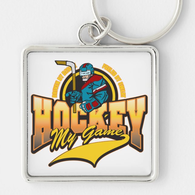 Porte-clés Hockey mon jeu (Devant)