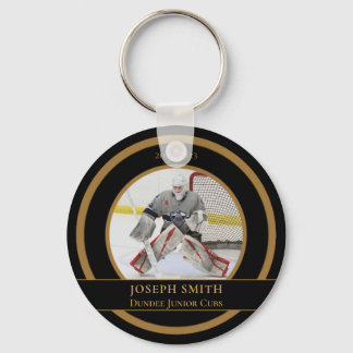 Porte-clés Hockey photographique sur mesure