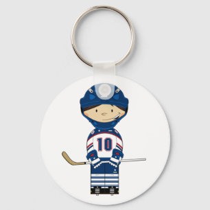 Porte-clés Hockey Player Keychain