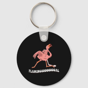 Porte-clés Hockey sur glace sur Flamant rose flambant