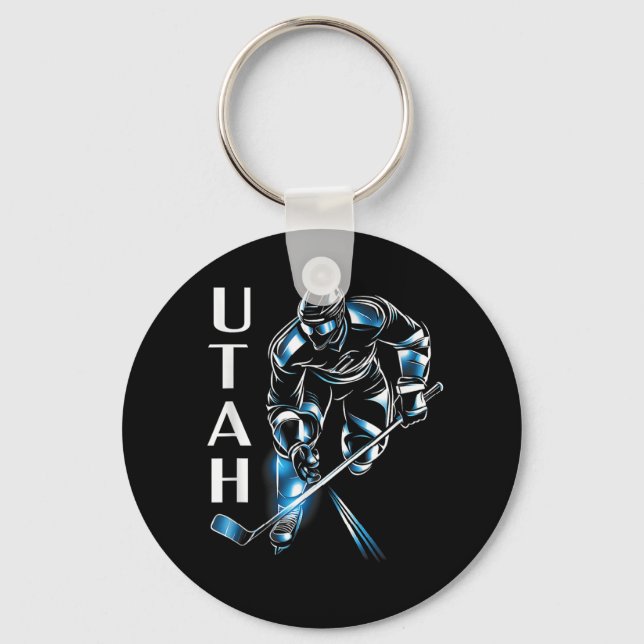 Porte-clés Hockey Utah (Recto)