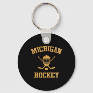 Porte-clés Hockey Vintage Michigan 
