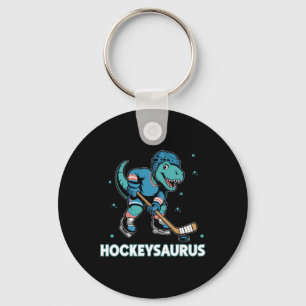 Porte-clés Hockeysaurus Drôle Dinosaure Trex Hockey Enfants H