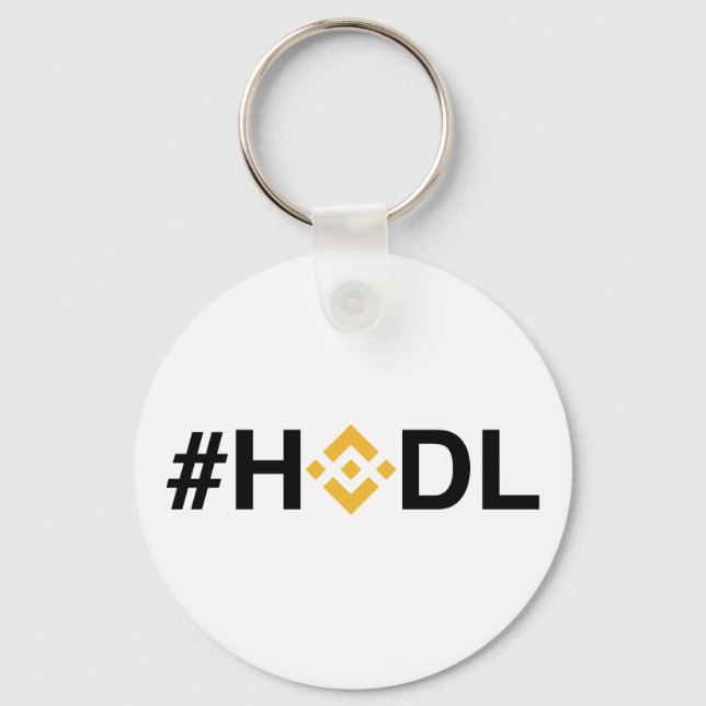 Porte-clés #HODL Binance (BNB) Keychain (Recto)