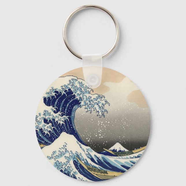 Porte-clés Hokusai : La grande vague de Kanagawa (Recto)