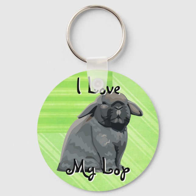 Porte-clés Holland Lop Keychain (Recto)