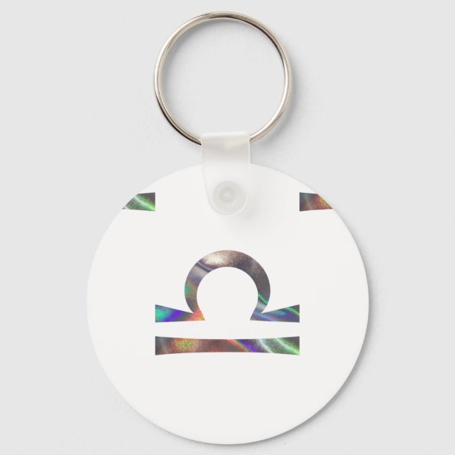 Porte-clés hologramme Libra (Recto)