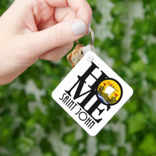 Porte-clés HOME Saint John Nouveau-Brunswick Canada