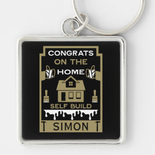 Porte-clés Home Self Build Félicitations