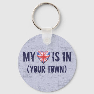 Porte-clés Home Town Heart