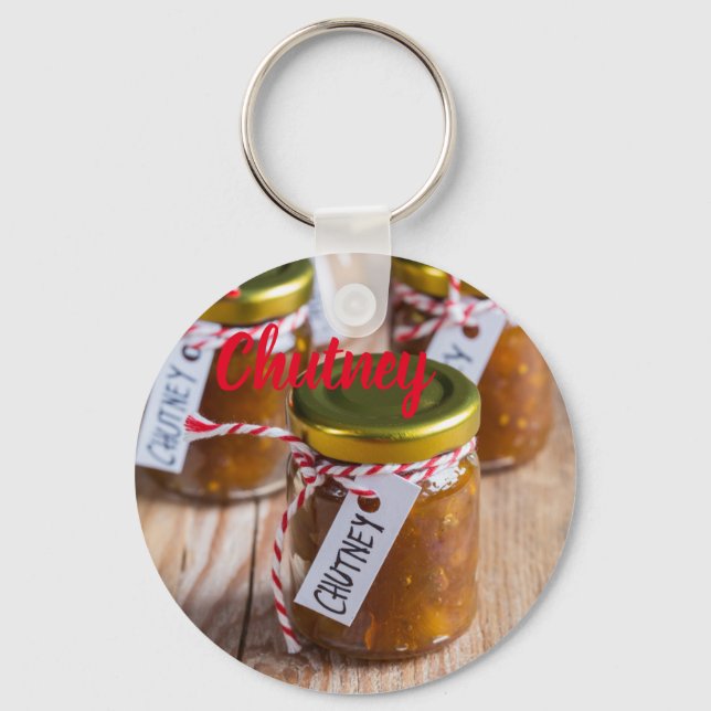 Porte-clés Homemade Chutney onion pineapple kitchen venin (Recto)