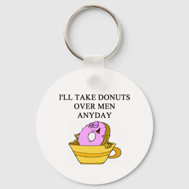 Porte-clés homme détester femme plaisanter (Recto)