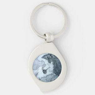 Porte-clés homme fumer pipe manga anime