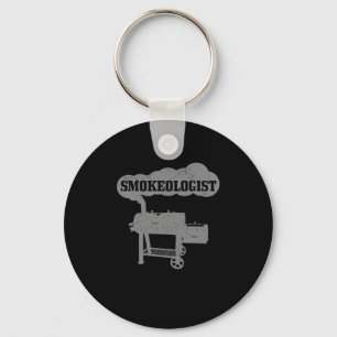 Porte-clés Homme Smokeologiste BBQ Grilling Chef Fumeur Funny