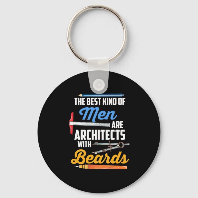Porte-clés Hommes Architectes Avec Oreilles (Recto)