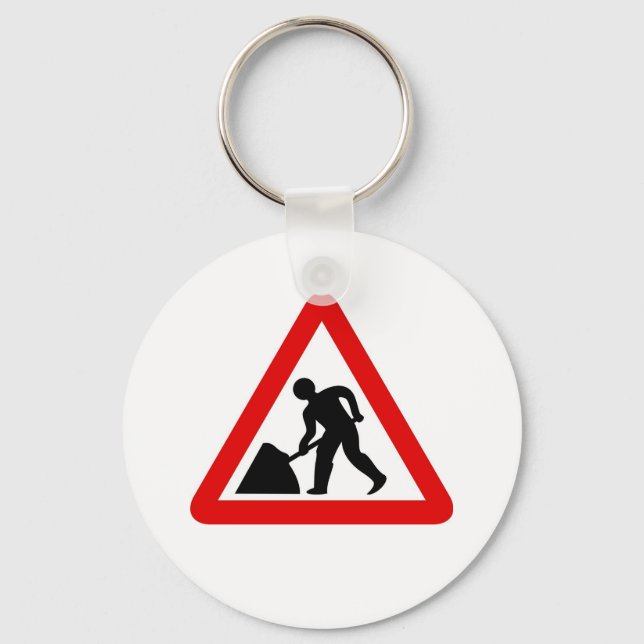 Porte-clés Hommes au travail (Recto)