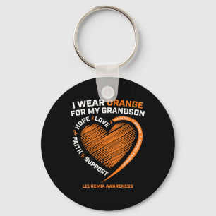 Porte-clés Hommes Je Porte De L'Orange Pour Mon Grand-Fils Le